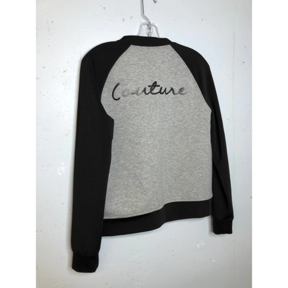 Juicy Couture Women’s Black Grey Scuba Jacket Size Large - Picture 4 of 6